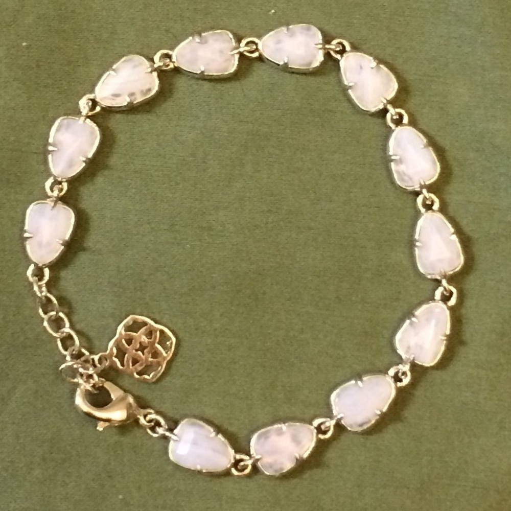 Kendra Scott Blue Lace Agate Bracelet